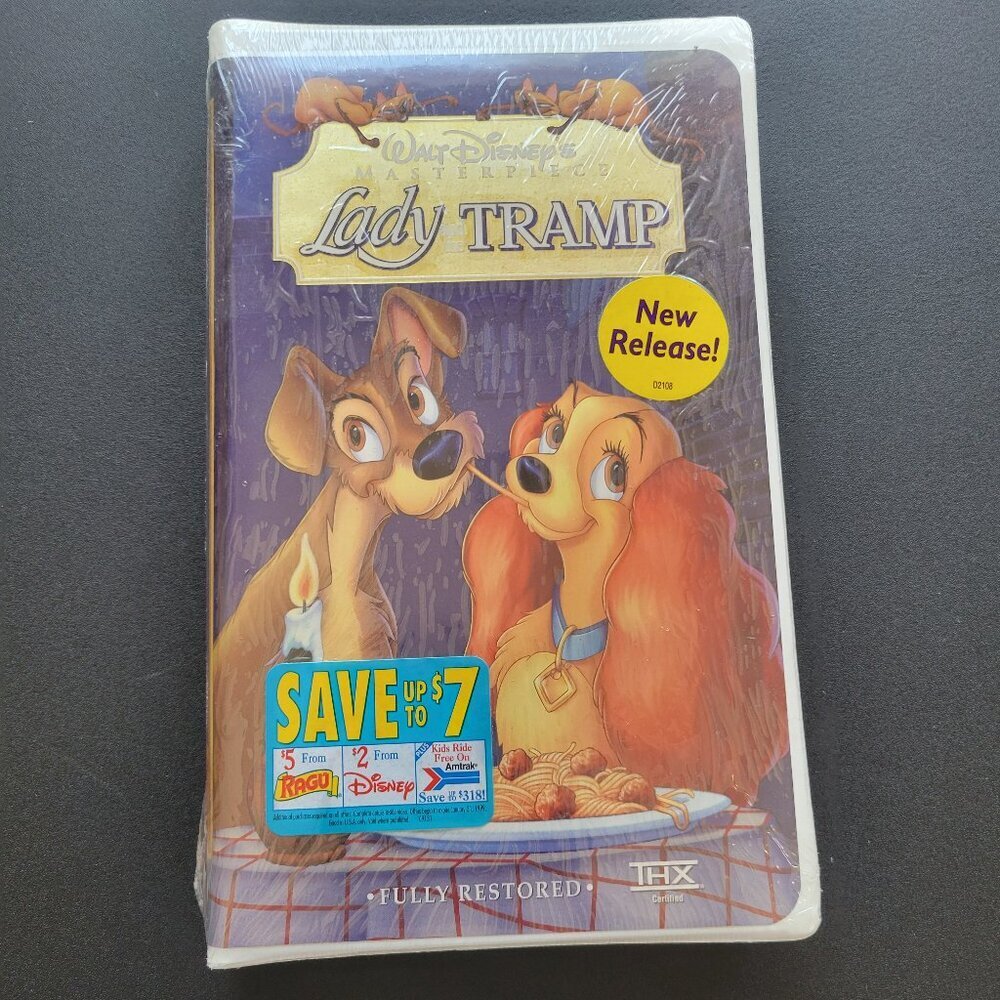 Factory Sealed Walt Disney's "Lady and the Tramp" Masterpiece Collection